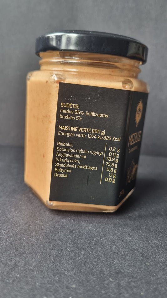 Honey with Strawberries