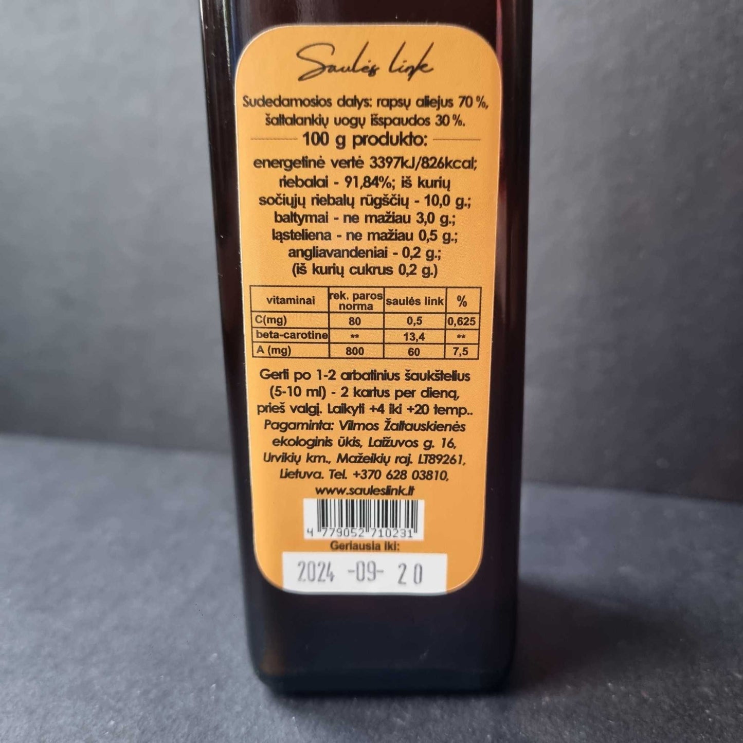 Sea buckthorn berry oil 250ml