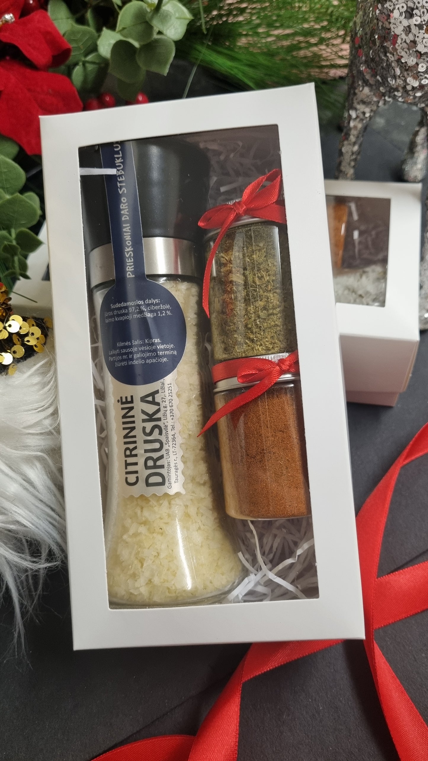 Grinder spices gift "Citrus salt"