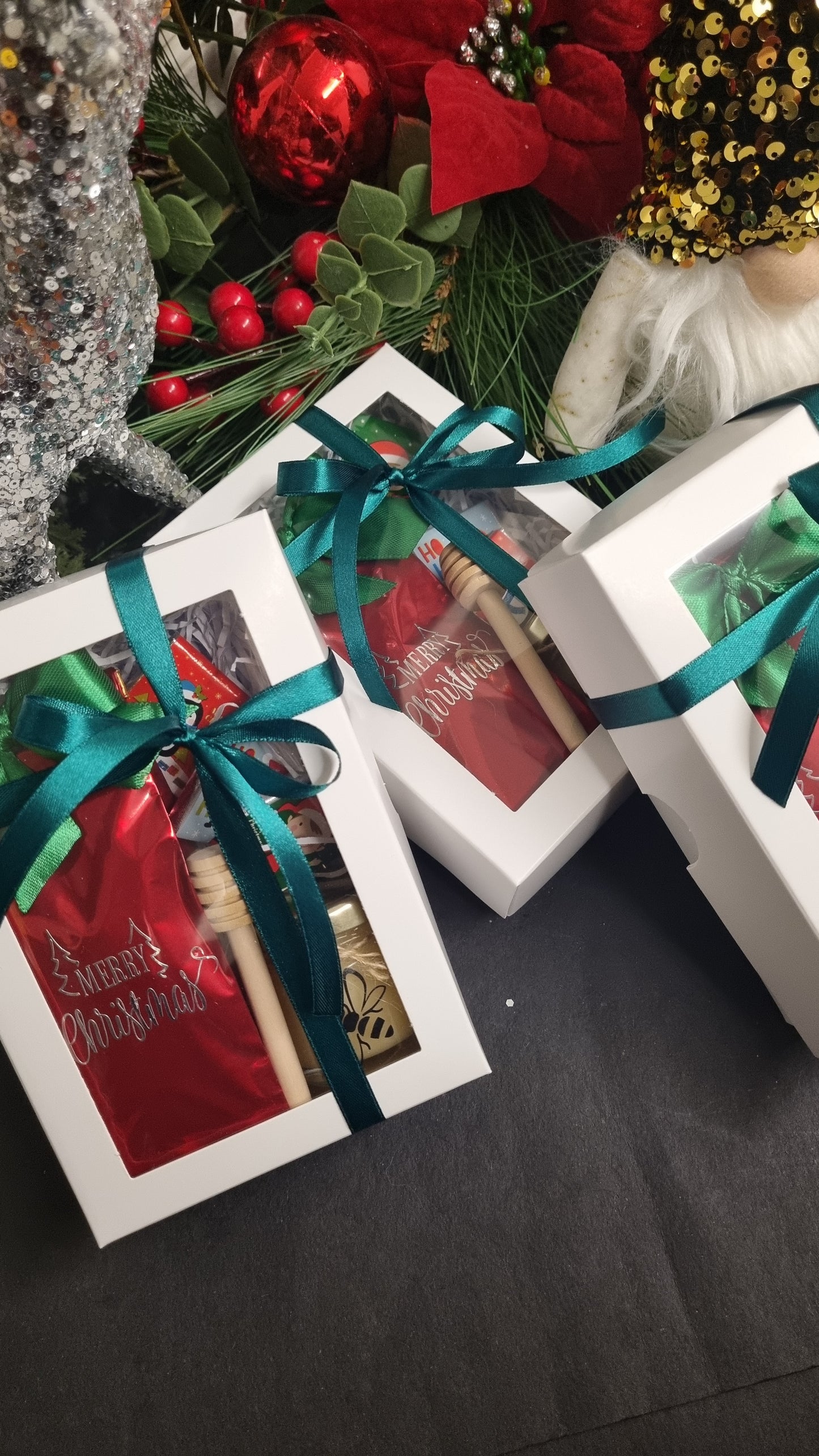 Mini tea gifts "Green Christmas"