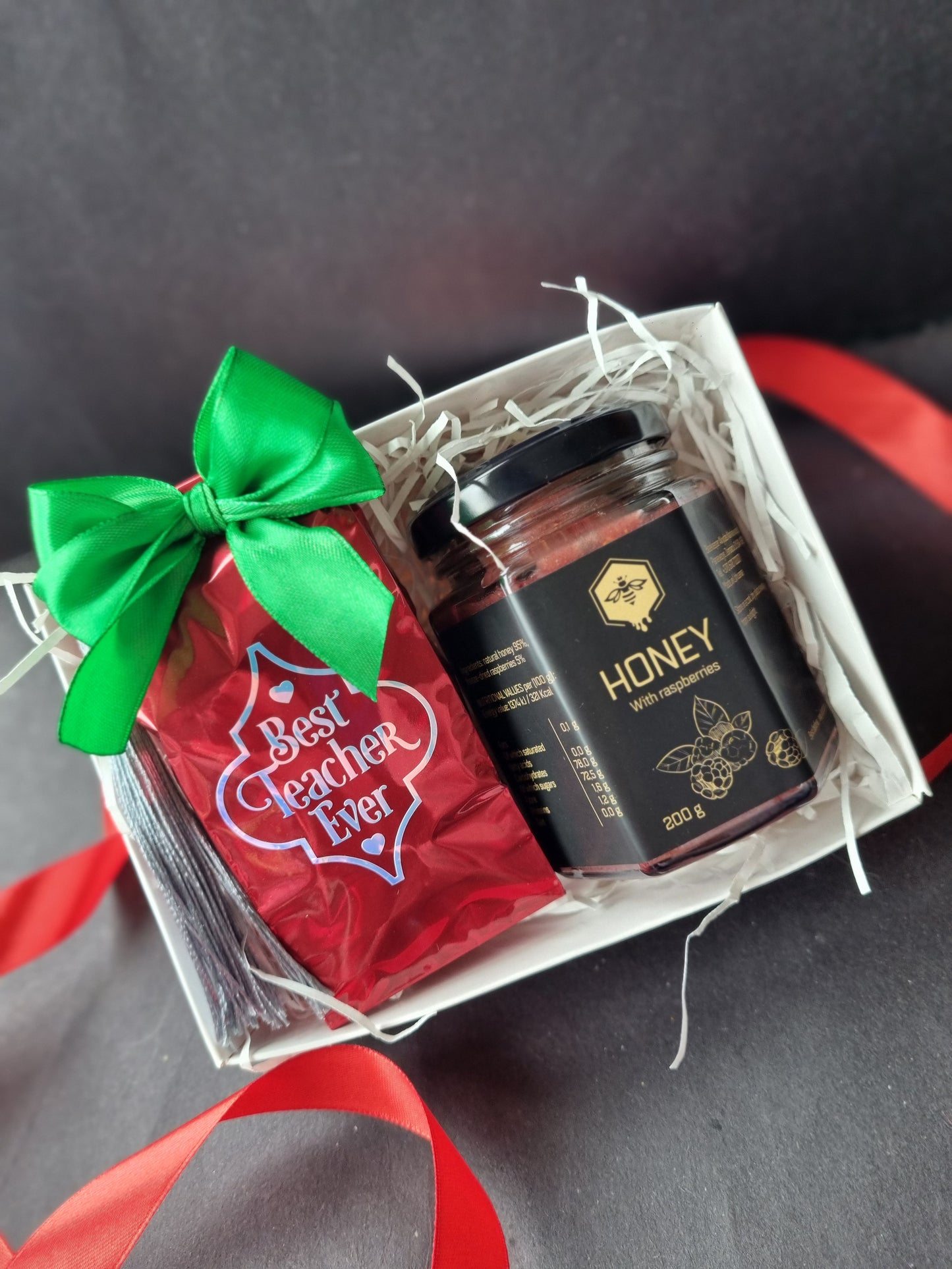 Arbata ir medaus dovana mokytojai