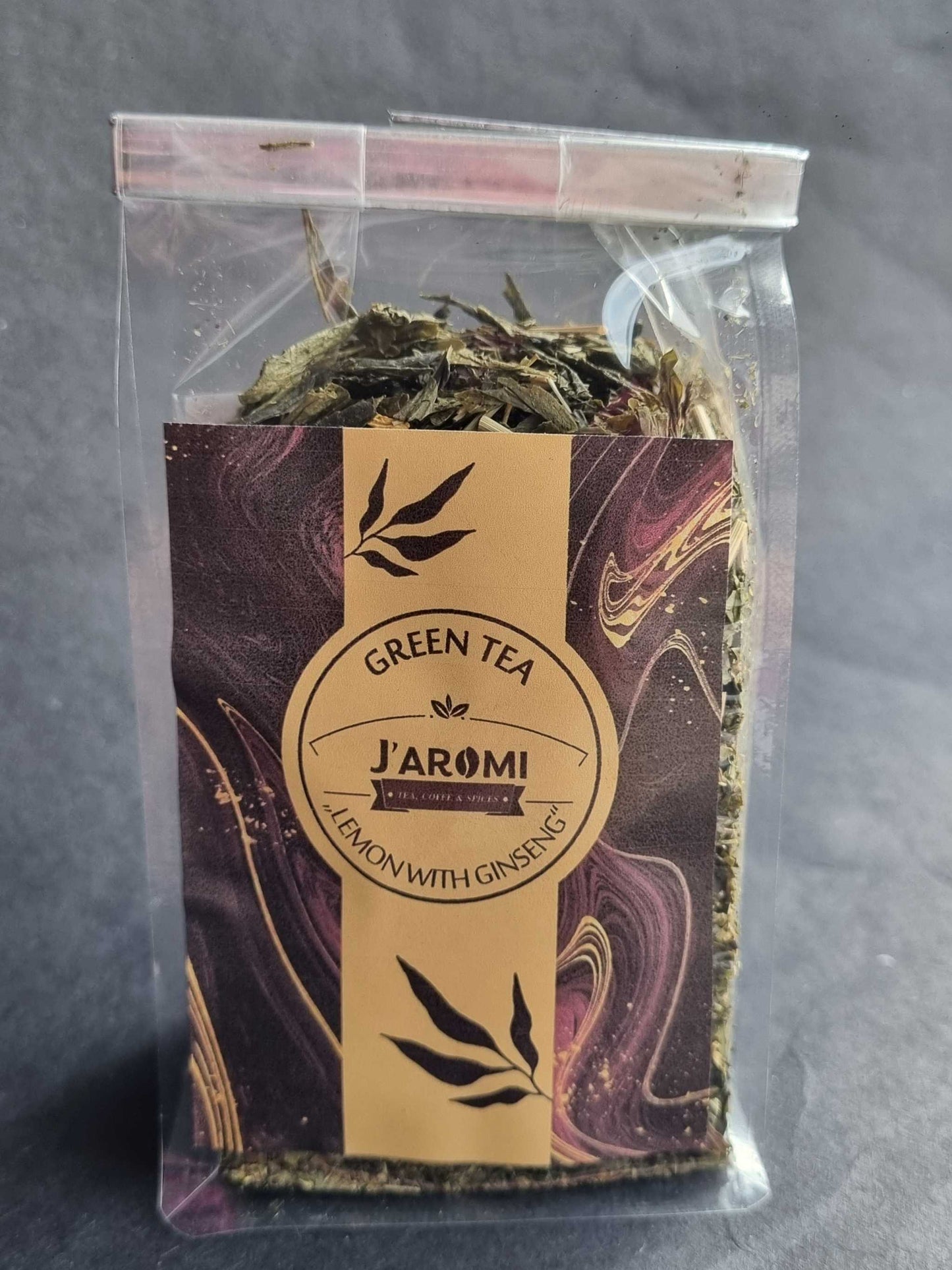 CITRINA SU ŽENŠENIU, žalioji arbata