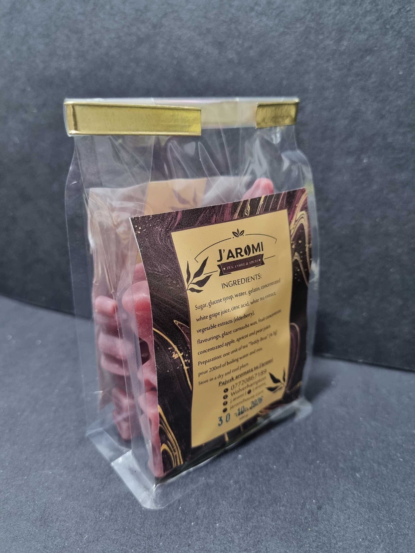 Instant tea "TEDDY BEARS" raspberry - vanilla