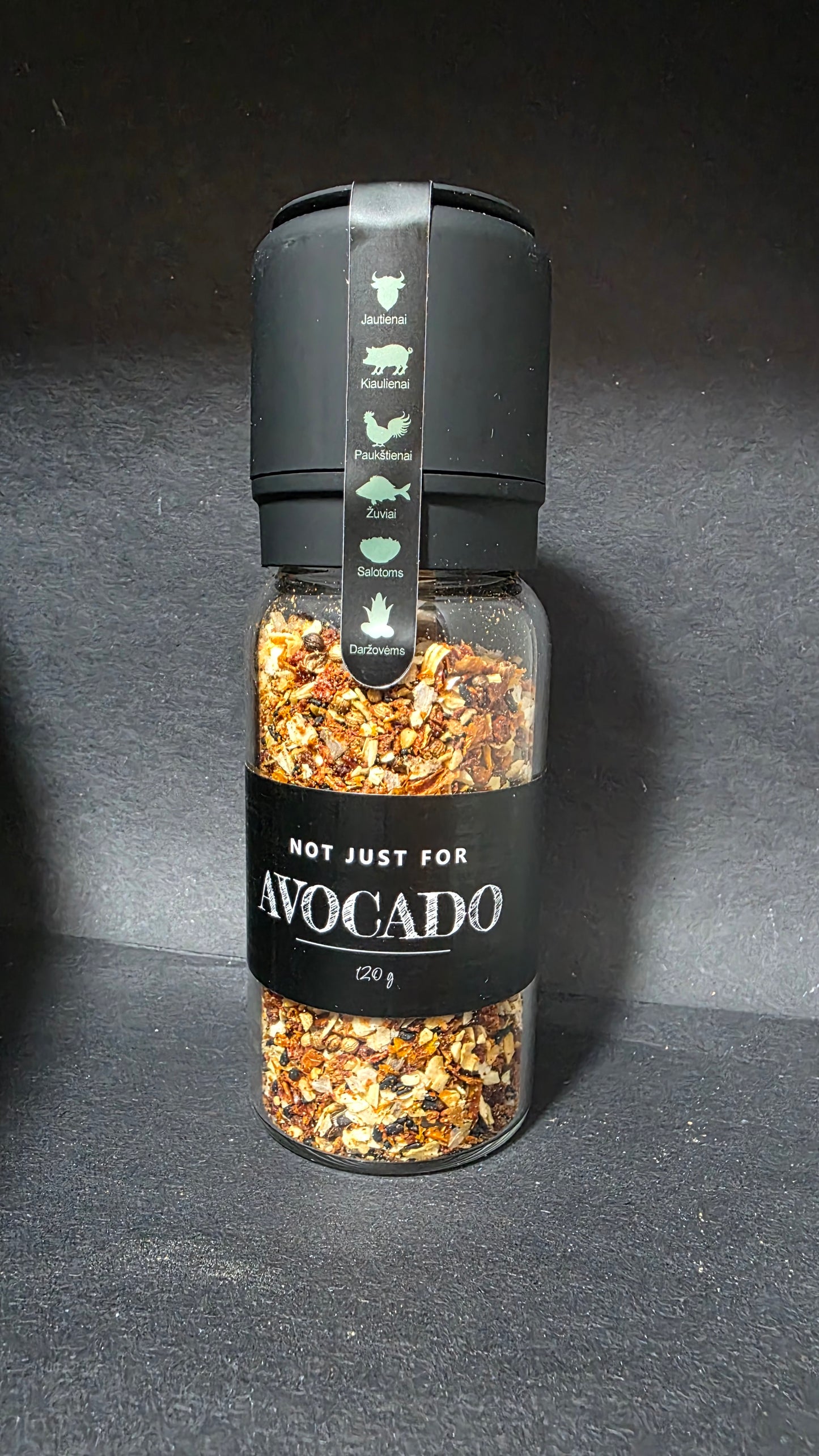 NOT JUST FOR AVOCADO SALT grinder