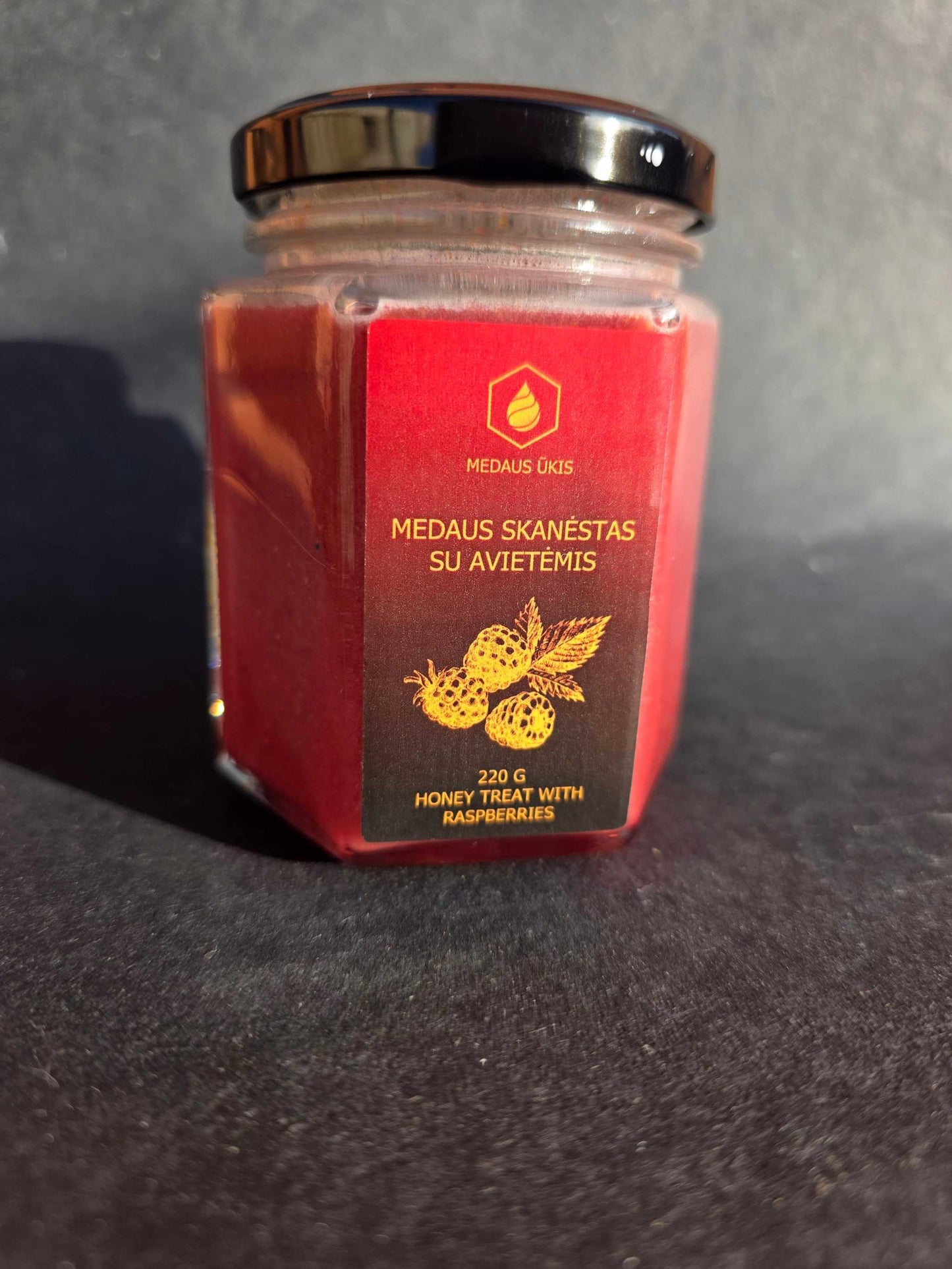 Honey with Raspberries