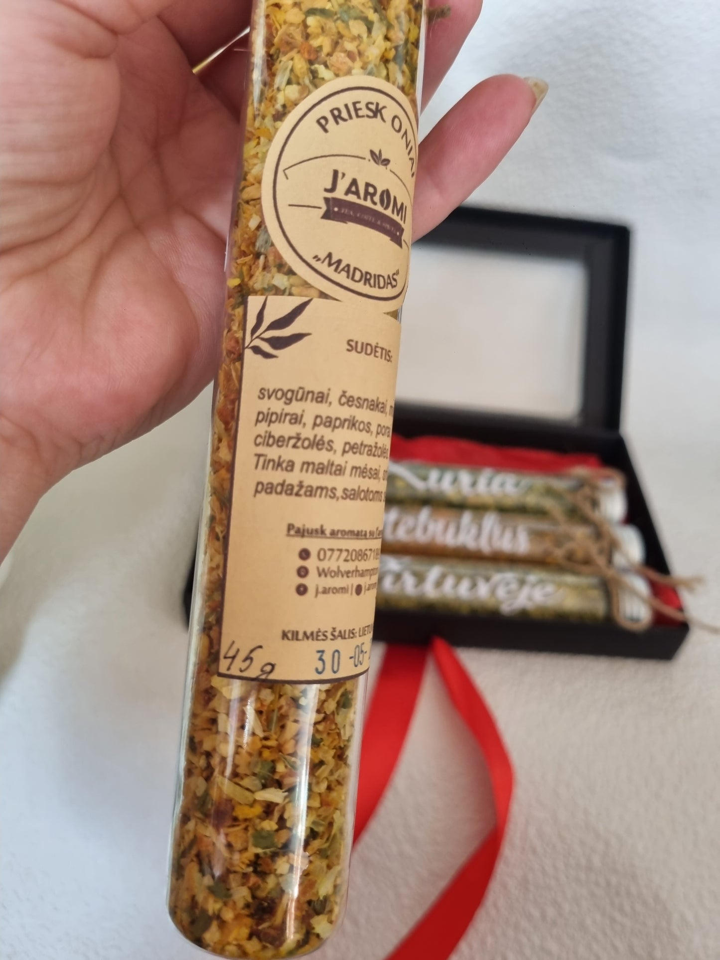 Prieskonių dovana Motinos dienos proga