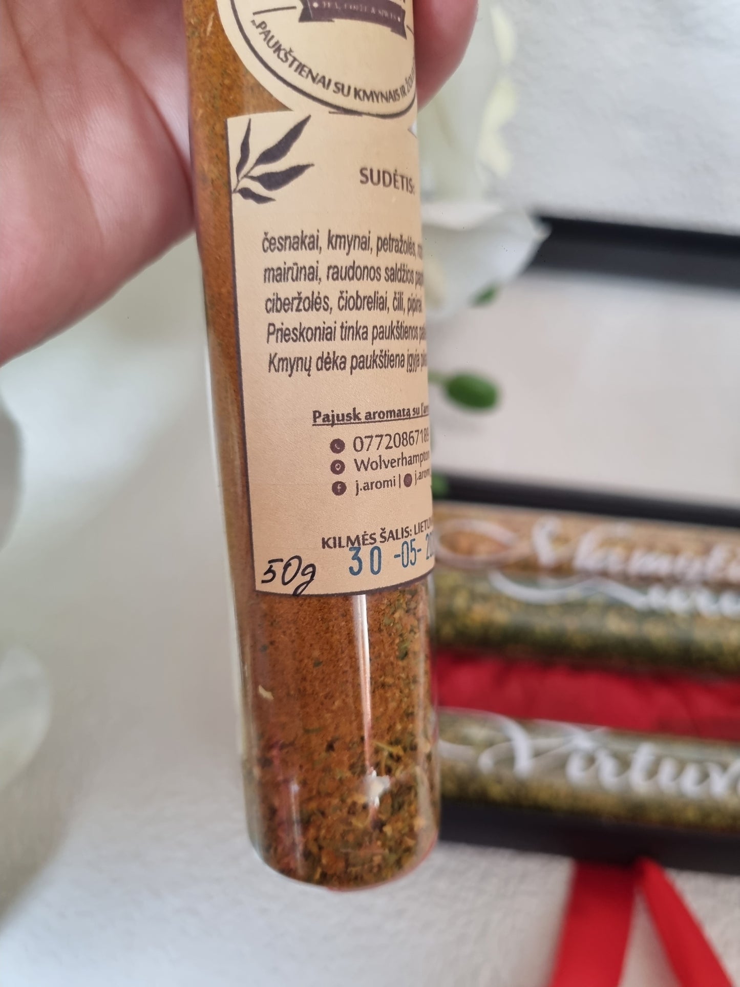 Prieskonių dovana Motinos dienos proga