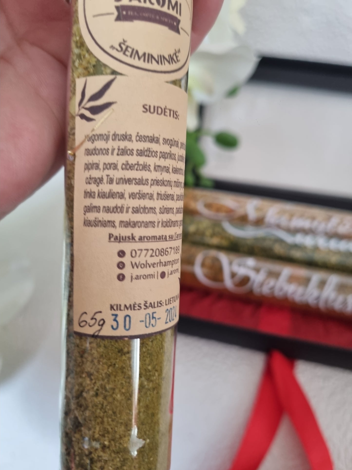 Prieskonių dovana Motinos dienos proga