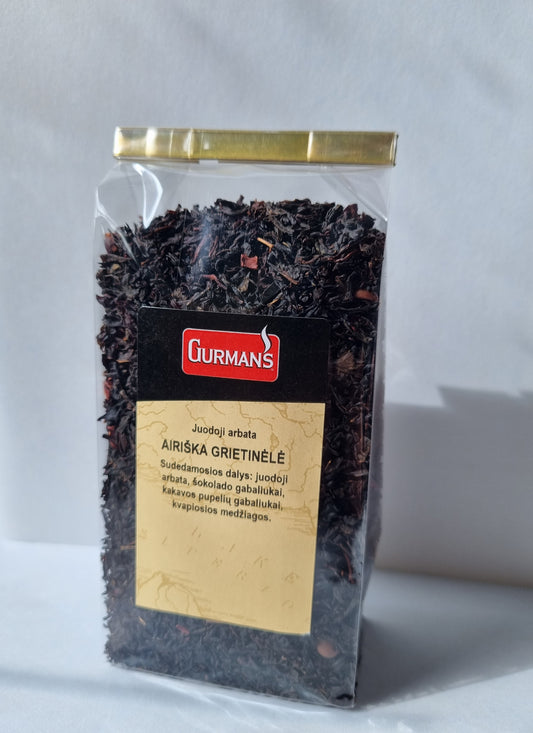 GURMAN'S AIRIŠKA GRIETINĖLĖ, juodoji arbata