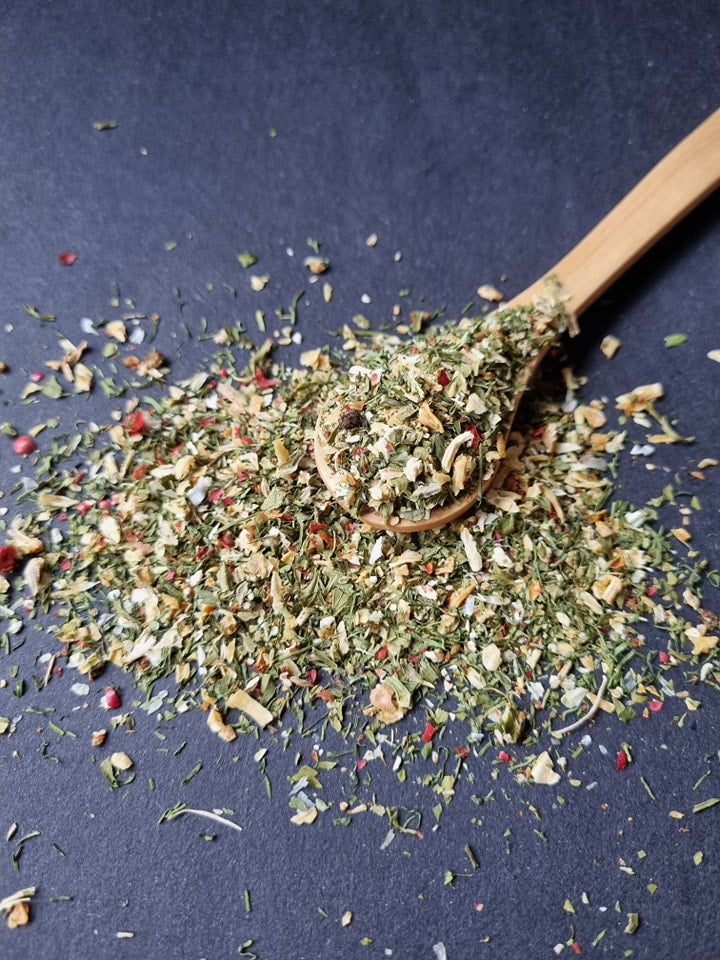 FISH with HERBS and PINK PEPPER