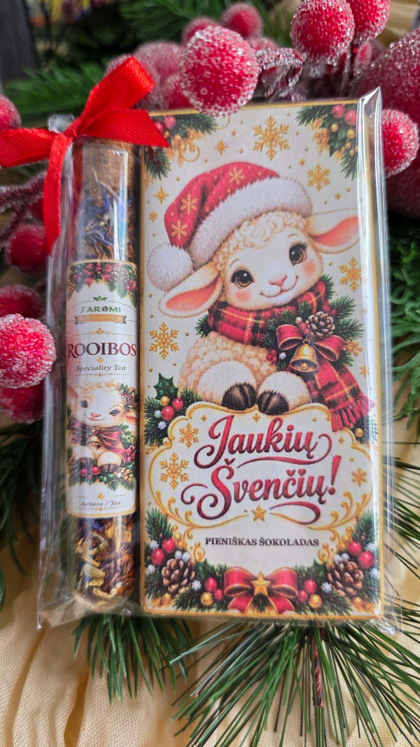 Little Christmas Joy – Rooibos Tea & Chocolate Gift Set