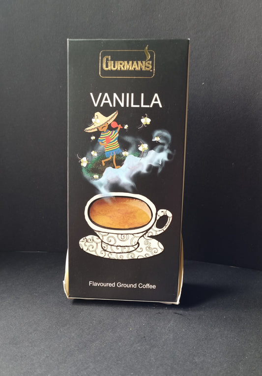 GURMAN'S VANILLA flavoured ground coffee 125g.