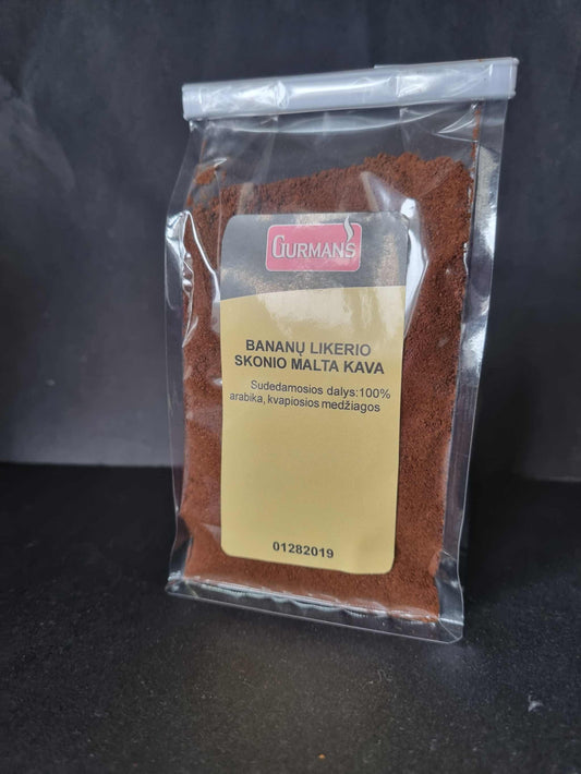 GURMAN'S BANANA flavoured coffee