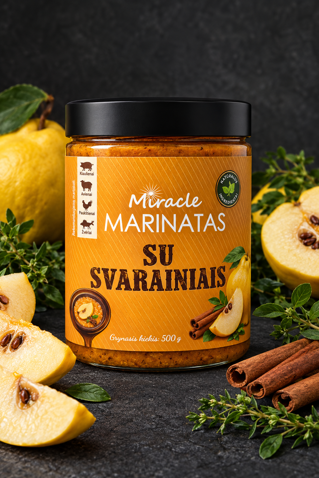 Miracle Marinatas Su Svarainiais