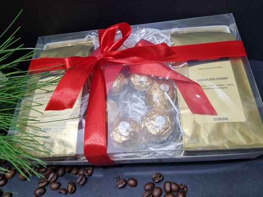 Kava ir saldainių dovana