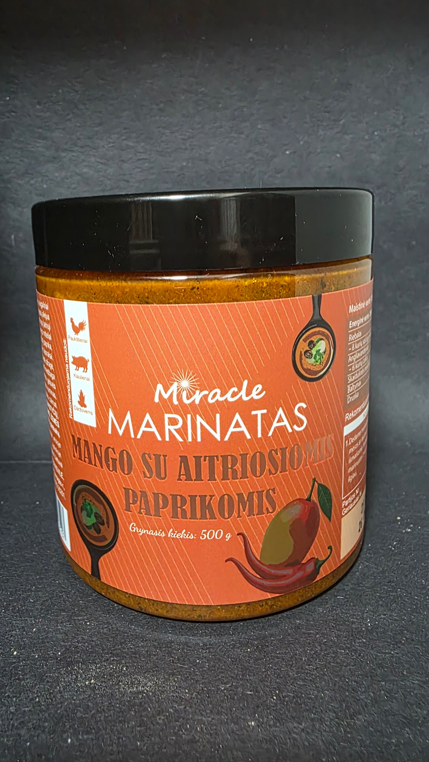 MIRACLE MANGO with chili peppers