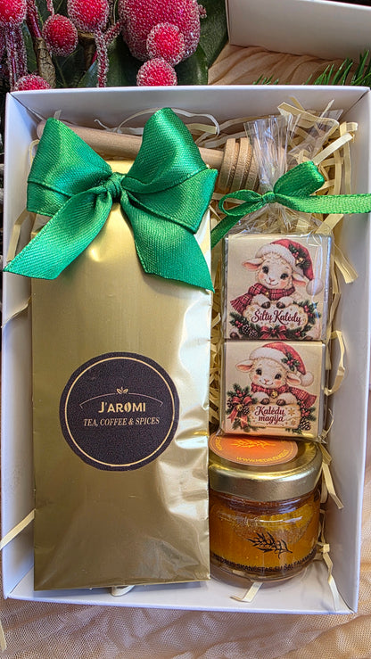 J.aromi Christmas Tea & Honey Gift Set