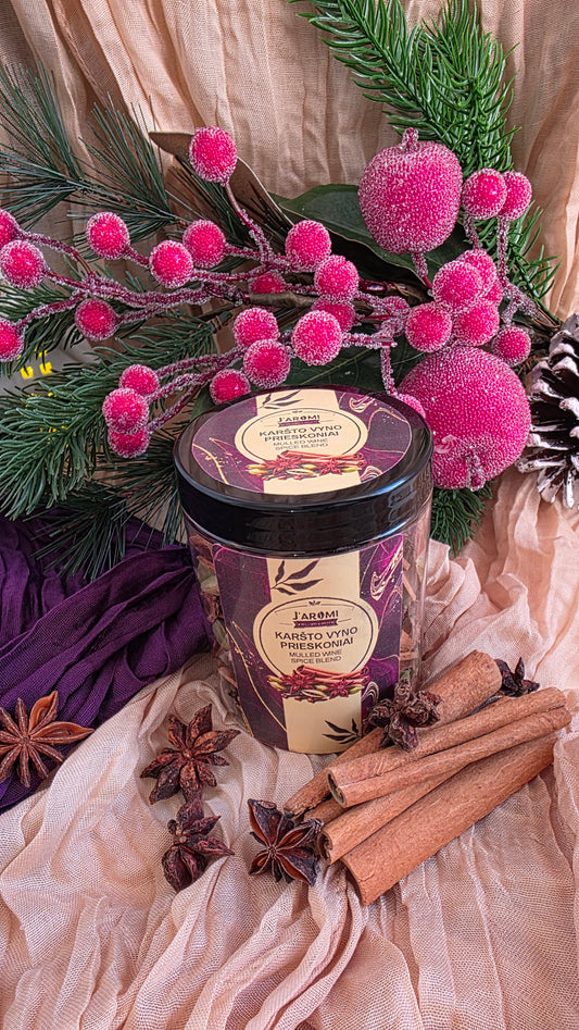 J.aromi Mulled Wine Spice Blend – 100g