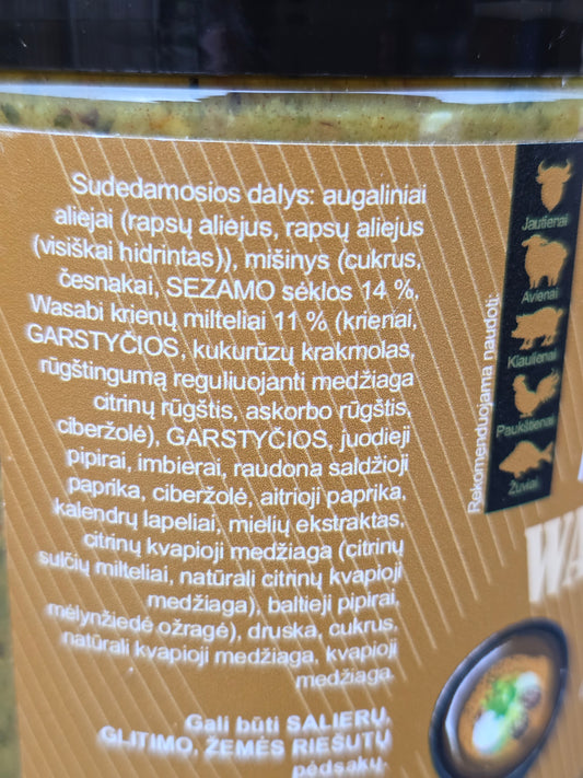 Miracle Wasabi  and sesame