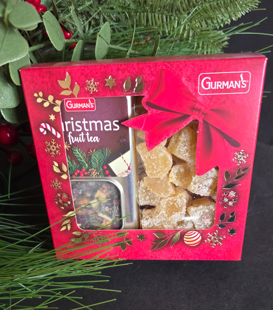 Gurmans Christmas tea gift with candied ginger