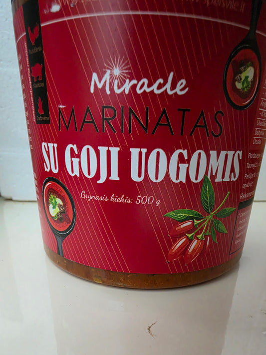 Miracle with Goji berries
Marinade