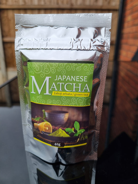 Žalioji arbata „JAPONIŠKA MATCHA“, 40 g.