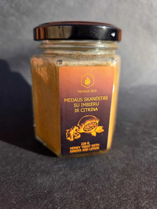 Medus su citrina ir imbieru