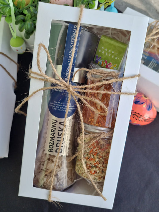 Easter ROSEMARY salt grinder set