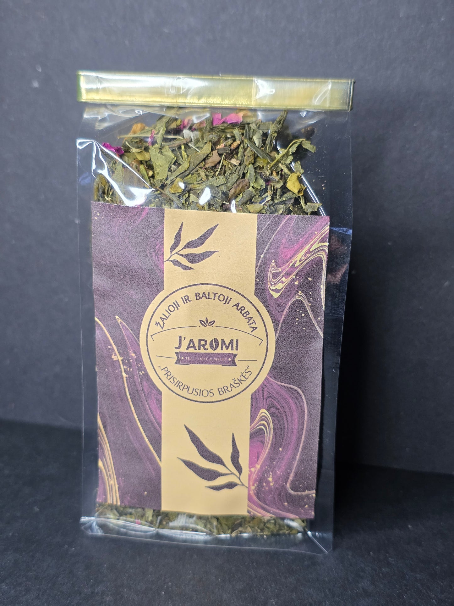 Žalioji ir baltoji arbata „PRISIRPUSIOS BRAŠKĖS“