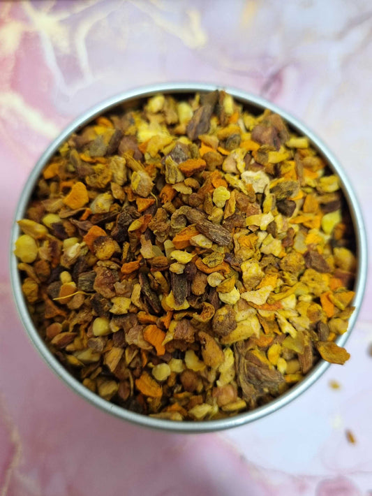 Spices and fruit tea "GOLDEN MOON"