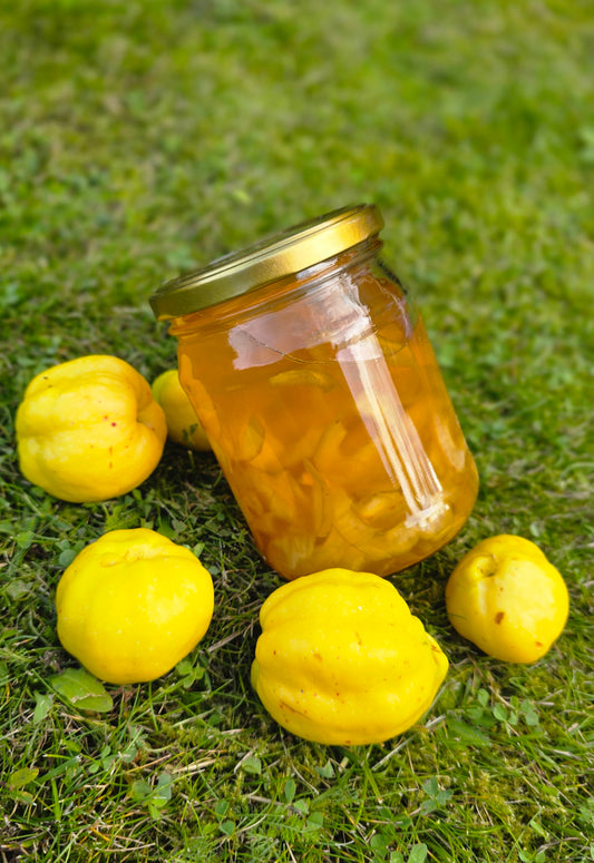 Lithuanian Quince Syrup with Real Quince Slices
