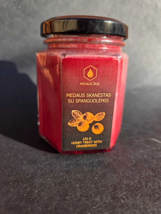 Honey with Cranberries
