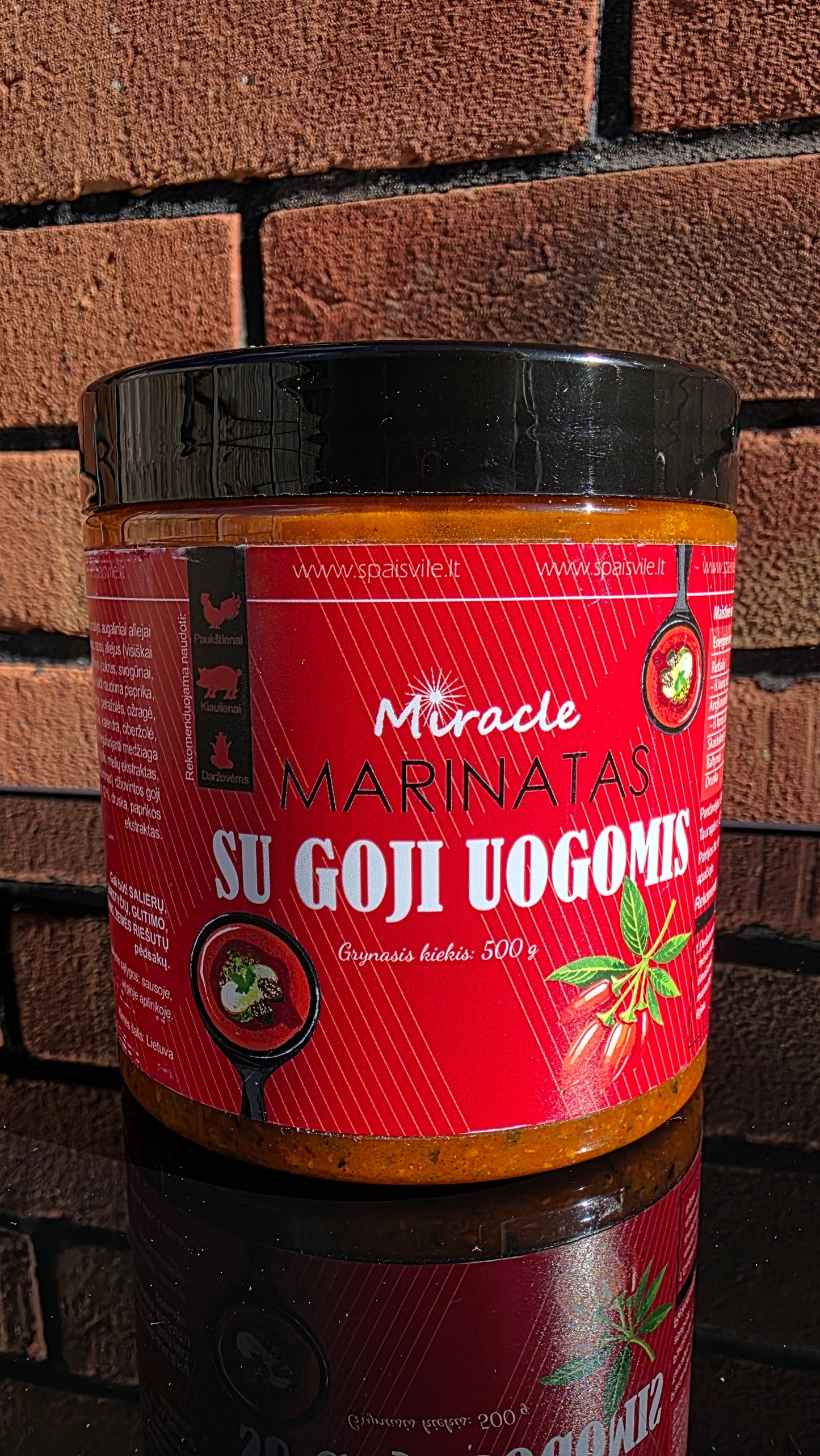 Miracle su Goji uogomis marinatas