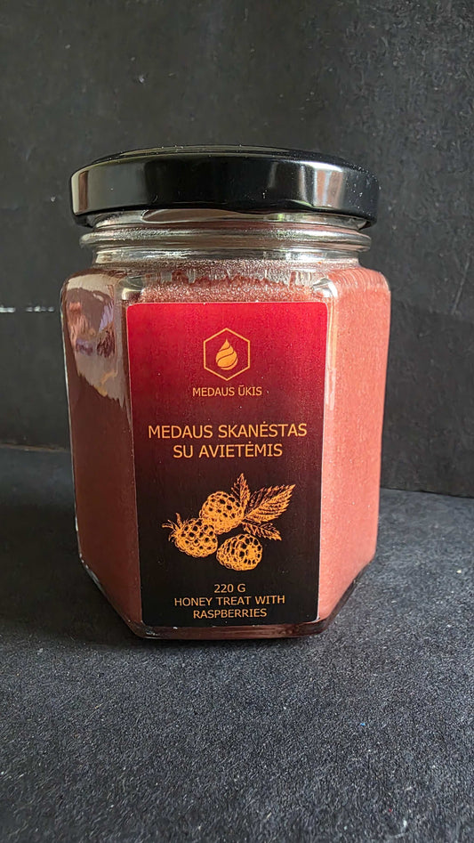 Honey with RASPBERRIES
