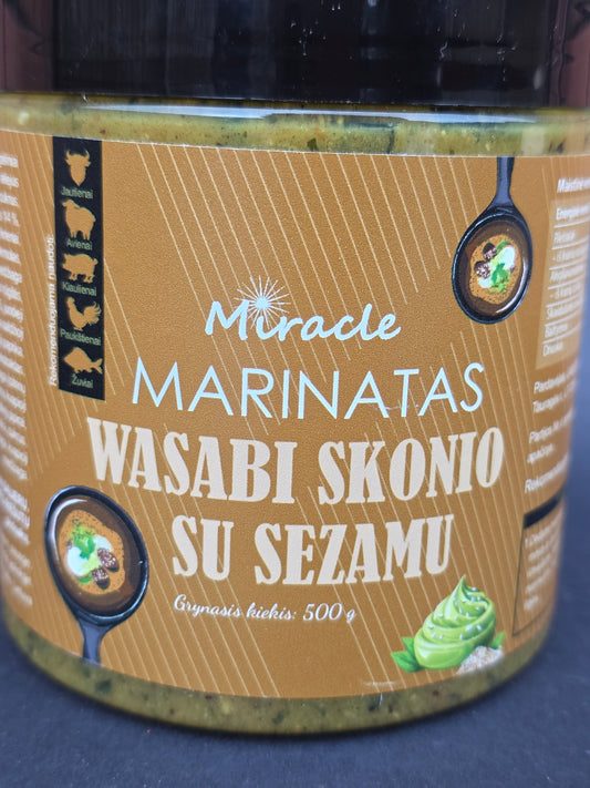 Miracle Wasabi and sesame