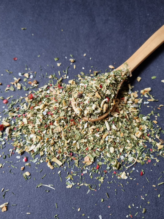 Prieskonių mišinys Žuviai su žolelėmis ir rožiniais pipirais